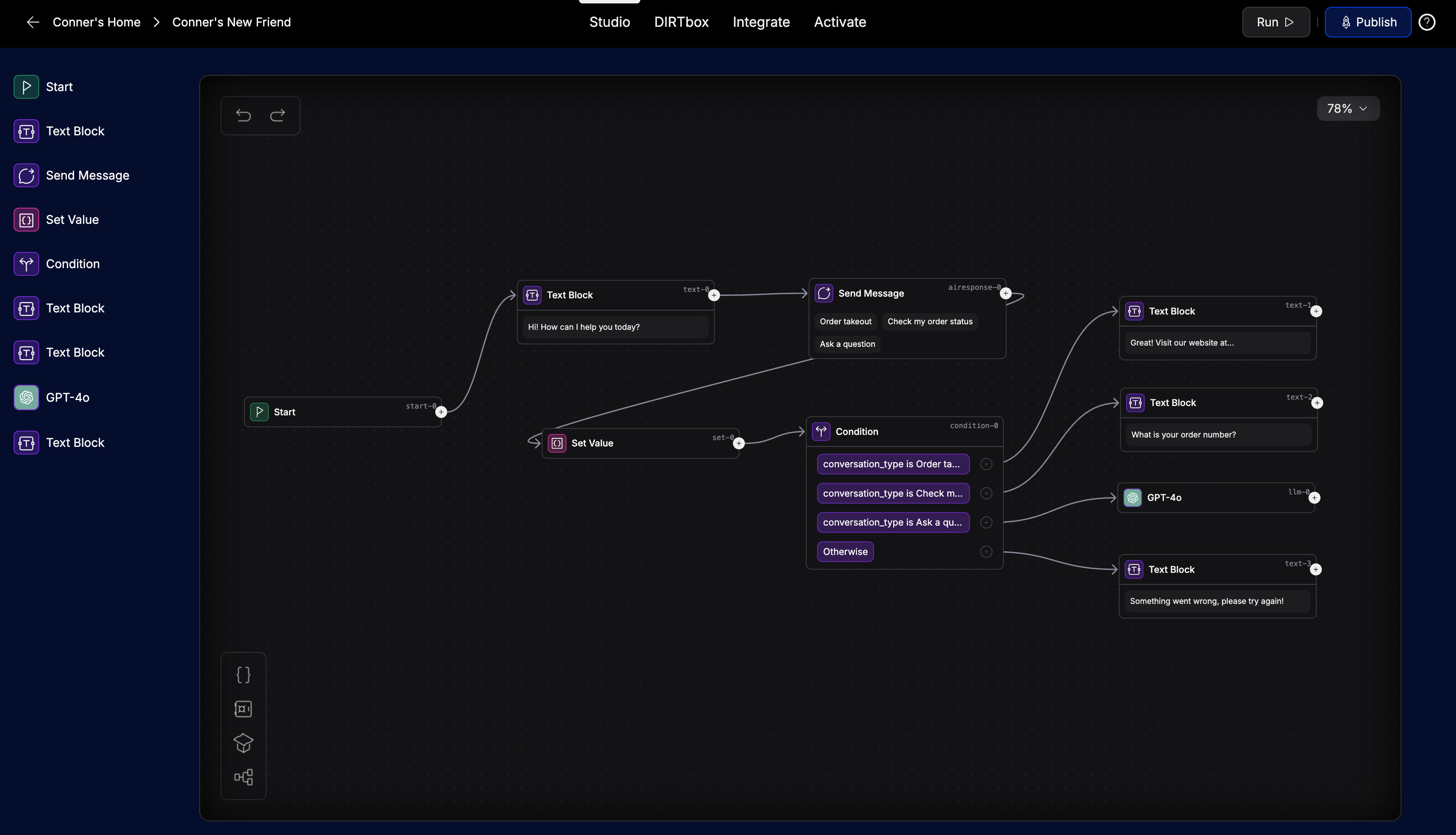 Full Condition Example